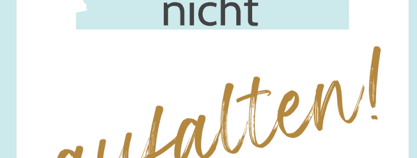 Abnehmen: Lasse dich nicht aufhalten
